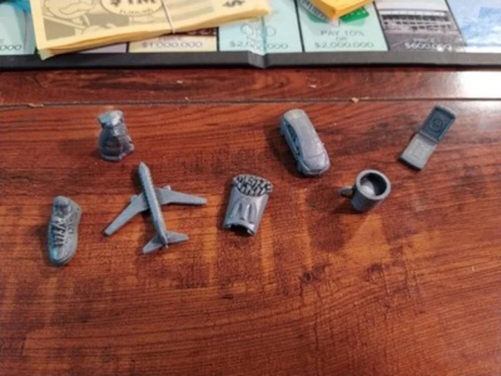 Replacement Parts Only 2006 Monopoly Here & Now America Has Voted  Movers Houses